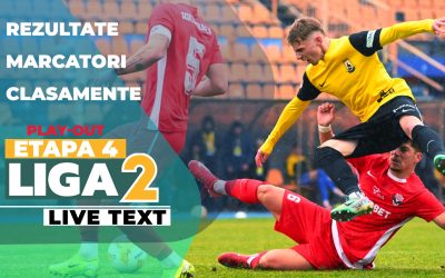 Liga 2: Rezultatele etapei a 4-a din play-out, sezonul 2025-2026