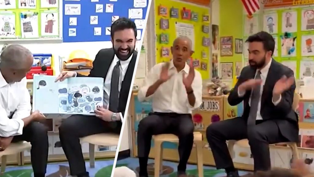 Mamdani și Obama, spectacol inedit pentru copiii din Bronx