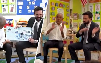 Mamdani și Obama, spectacol inedit pentru copiii din Bronx