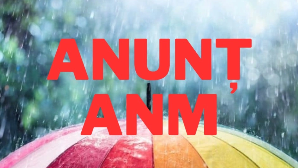 Alerte METEO: Ploi torențiale, grindină și vânt puternic lovesc România