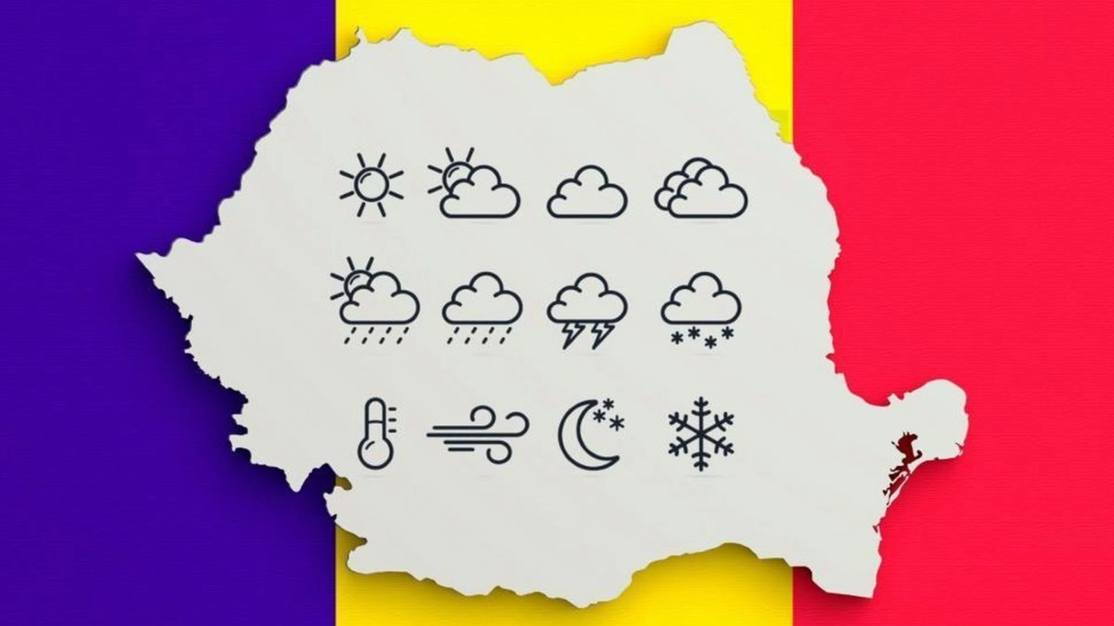 Alertă meteo: Cod portocaliu și galben în România