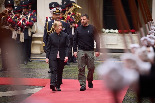 Zelenski, în Italia: Apărarea antiaeriană, prioritatea nr 1 a Ucrainei