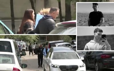 Mihai și David, conduși pe ultimul drum: Imagini sfâșietoare de la Snagov