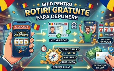 Advertorial – Luni, 23 Martie 2026, ora 16:16 – 1500 citiri Promoțiile fără depunere, atracția principală a cazinourilor online din România Industria jocurilor de noroc online din România înregistrează o creștere spectaculoasă, cu cazinourile virtuale luptând pentru a atrage noi jucători