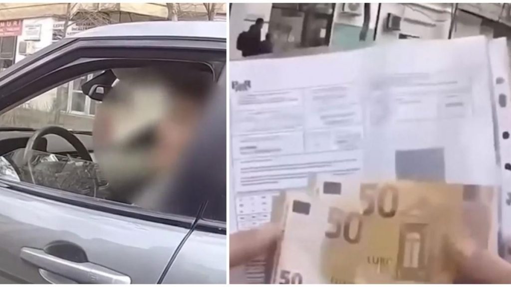 Șoferiță prinsă cu mita la poliție, în București: Scene filmate de agent