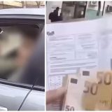 Șoferiță prinsă cu mita la poliție, în București: Scene filmate de agent