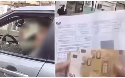 Șoferiță prinsă cu mita la poliție, în București: Scene filmate de agent
