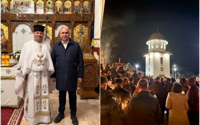 Bolojan, la Înviere: Premierul a mers la biserica din Sânmartin, Bihor