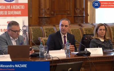 Ministrul Finanțelor, la CDG: Deficit bugetar sub 1% din PIB, fonduri europene în joc
