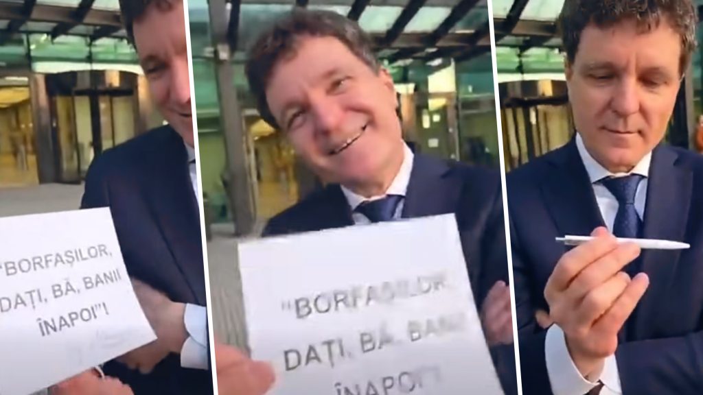 Ceaușescu versus Nicușor Dan: „Borfașilor, dați banii!” pe un bilețel