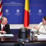Șeful diplomației și ambasadorul SUA, la ședința Fulbright