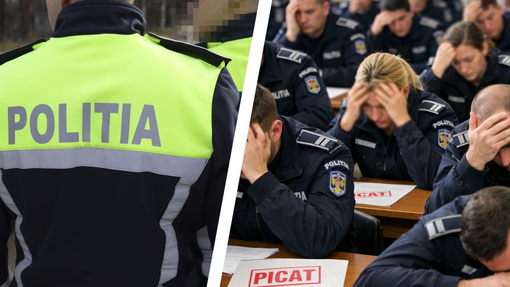Peste 1000 de polițiști, respinși la examenul pentru funcții de conducere