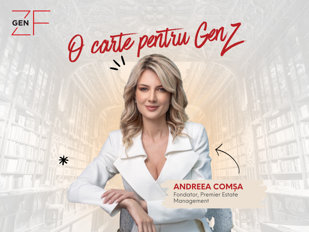 Andreea Comșa, expert imobiliar, recomandă cartea care te va schimba