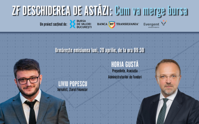 Bursa: Horia Gustă (AAF) analizează trendurile de luni, 20 aprilie 2026
