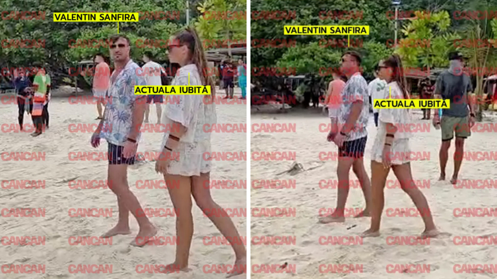 Valentin Sanfira, uitare rapidă: A fost surprins cu o sosie a Codruței Filip