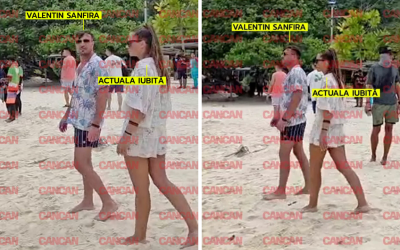 Valentin Sanfira, uitare rapidă: A fost surprins cu o sosie a Codruței Filip