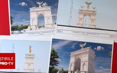 Apar noi imagini cu „Arc-ul lui Trump”: Ce prevede proiectul lui Donald Trump