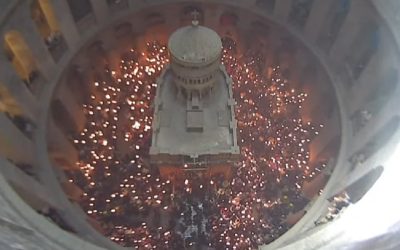 Lumina Sfântă a ajuns la Ierusalim: Când va fi în România?