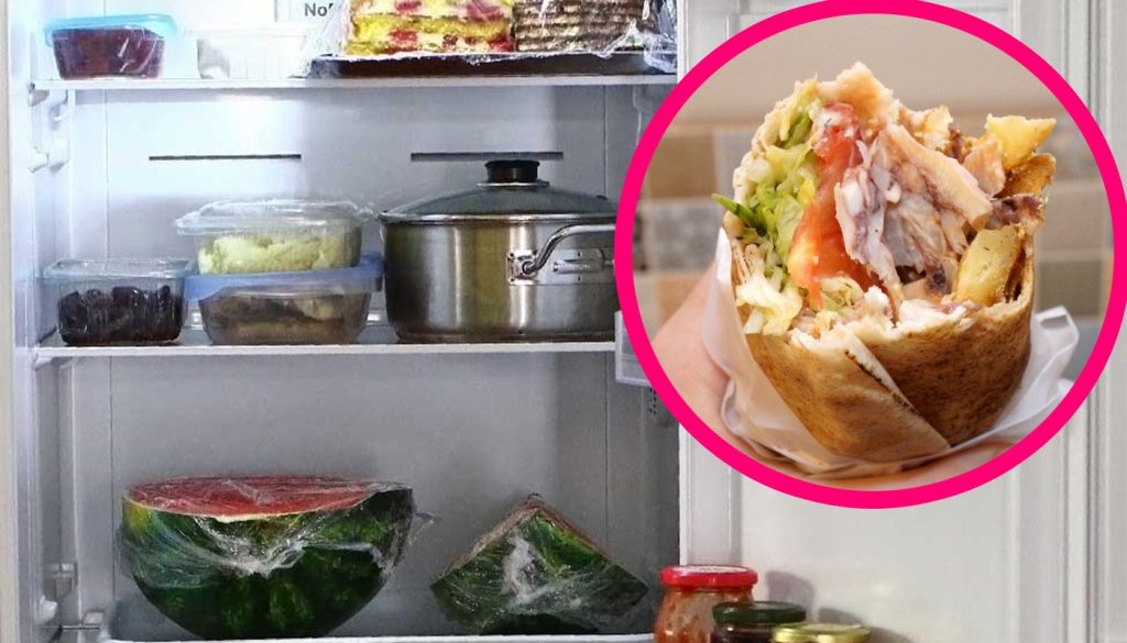 Shaorma „cu de toate” 24h la frigider: Mai e bună sau o arunci?