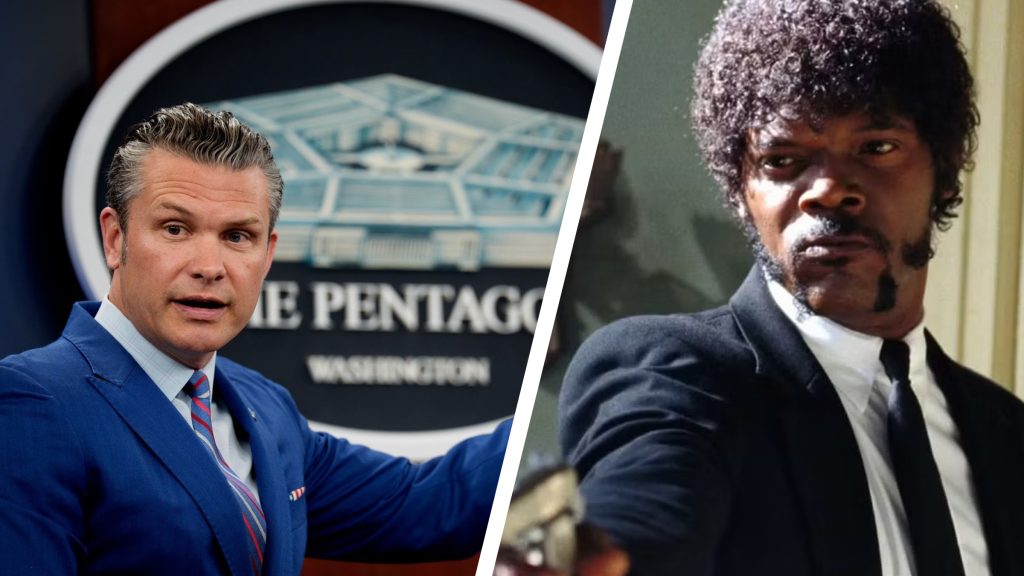 Hegseth, confuzie la Pentagon: Verset biblic… Din Tarantino