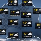 Vremea în România: Temperaturi extreme mâine, de la -3 la 21 de grade, cu ploi