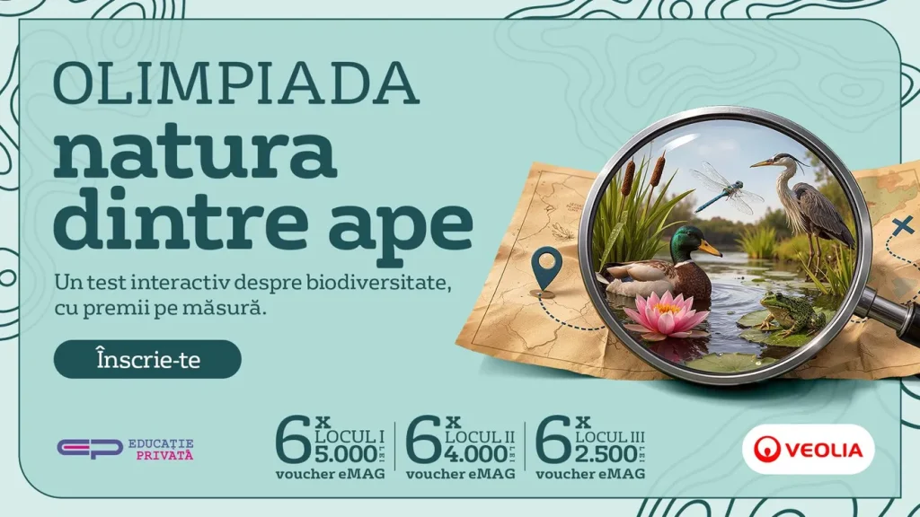 Competiția de educație „Natura dintre Ape”, lansată de Apa Nova București, se extinde la nivel național