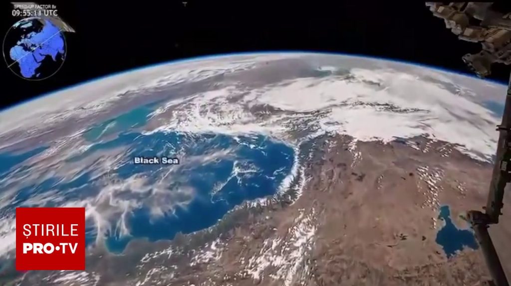 Cum arată Marea Neagră văzută din spațiu: Imagini de la Ambasada SUA
