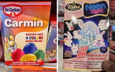 Dezvăluiri-șoc: Ce conțin vopselele de ouă LIDL și Kaufland?