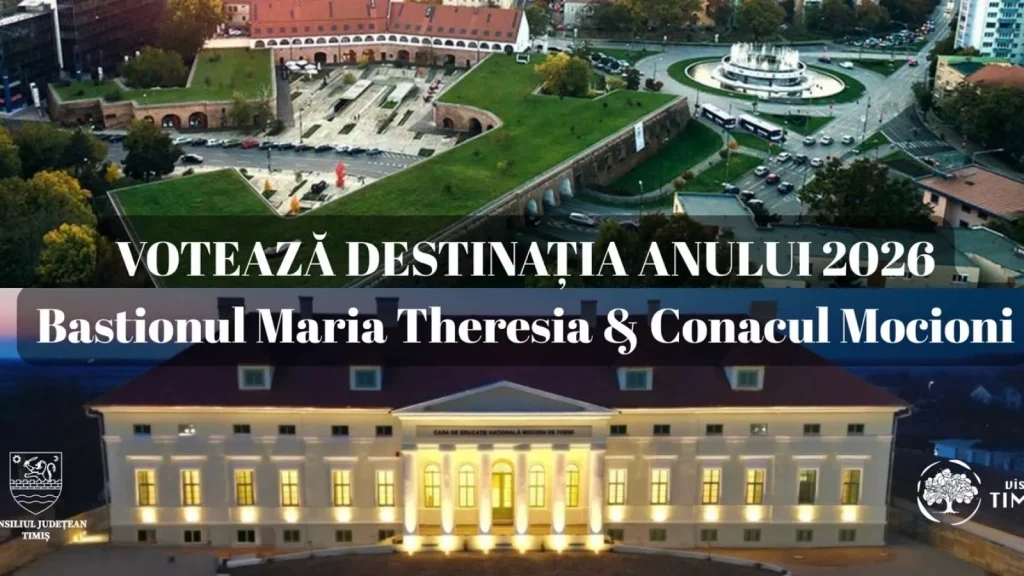Două perle din Timiș, în luptă pentru titlul de Destinația Anului 2026