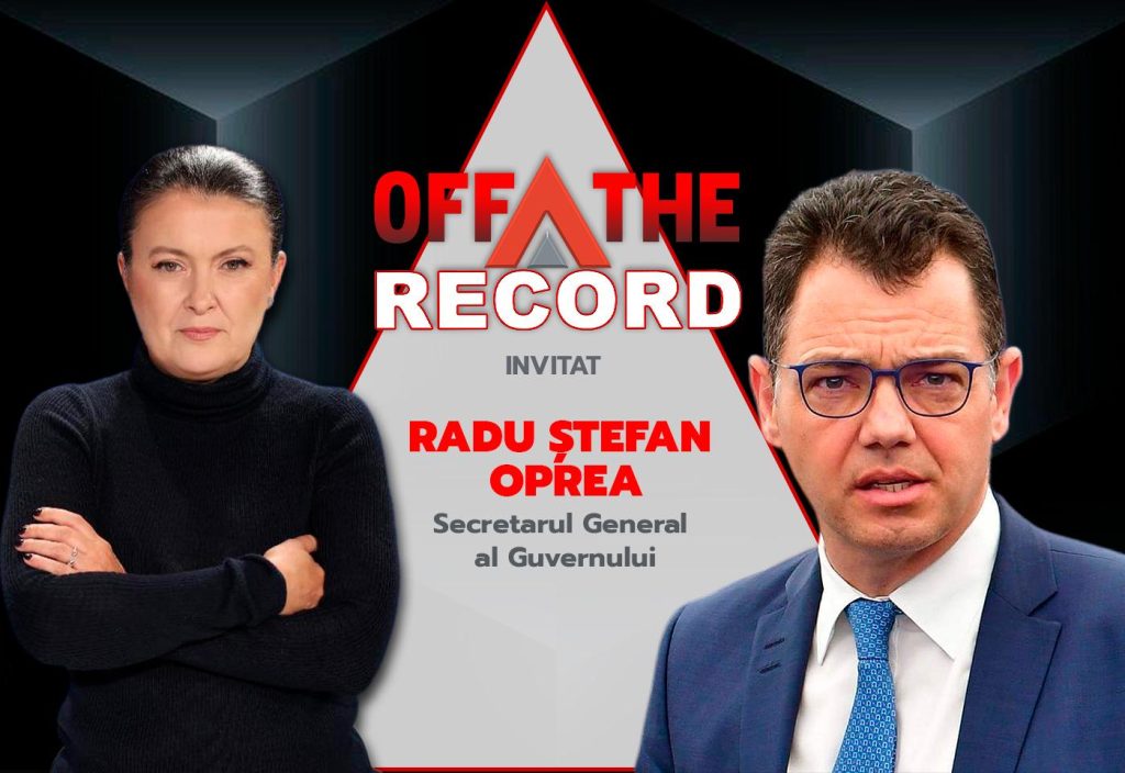 Radu Oprea, secretar general al Guvernului, OFF The Record: Declarații incendiare