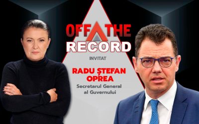 Radu Oprea, secretar general al Guvernului, OFF The Record: Declarații incendiare