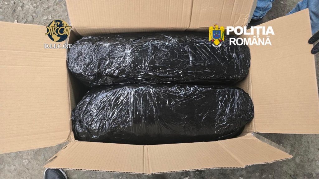 Captură spectaculoasă la Târgu Mureș: 13 kg de canabis, aduse din Spania