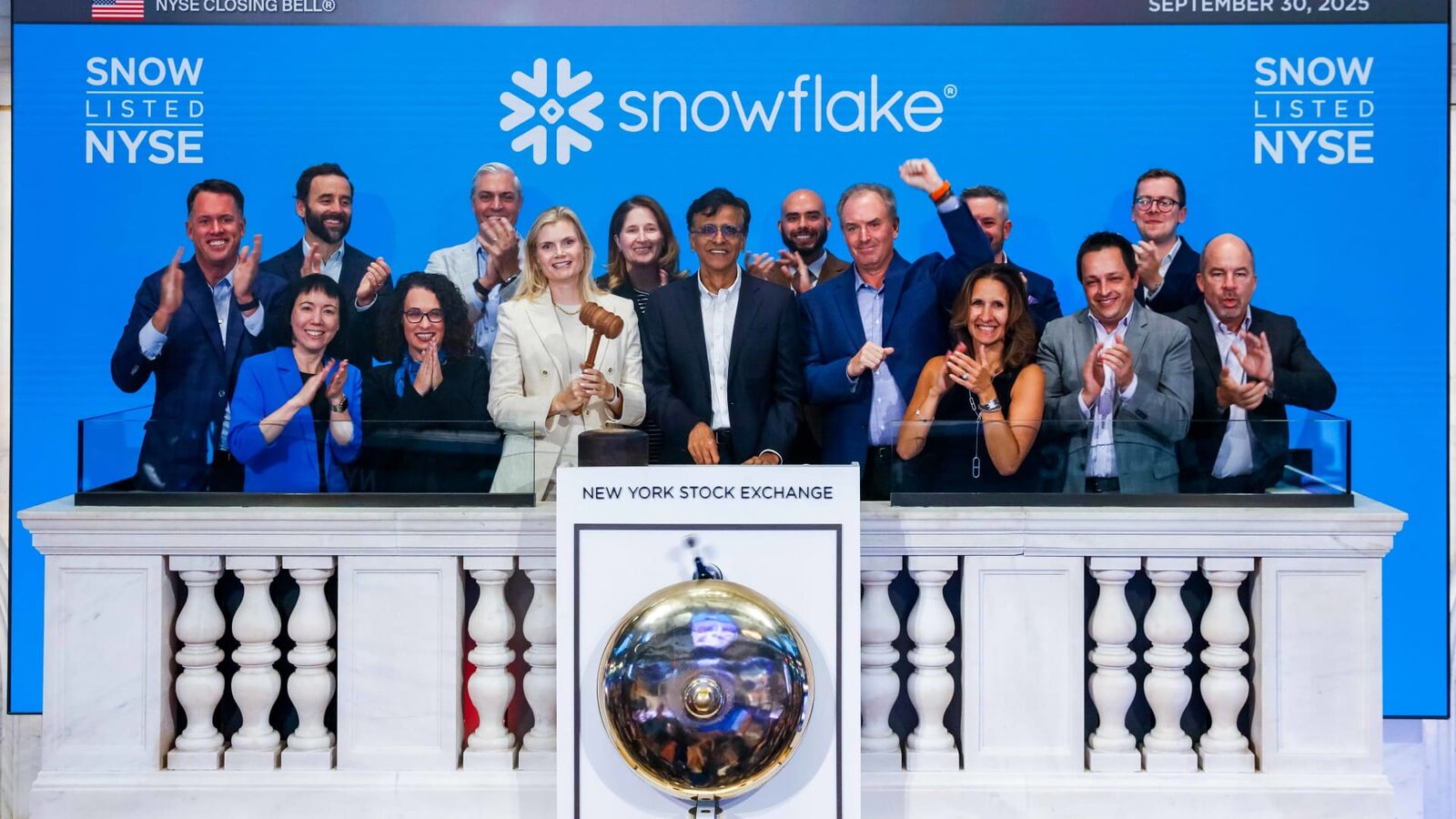 Snowflake, explozie pe bursă: +36% după valul AI, softurile, în febră