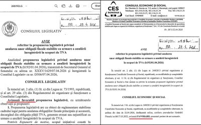 Amnistie fiscală pentru firme: ANAF cere TVA din urmă. Proiectul de lege, aproape de adoptare