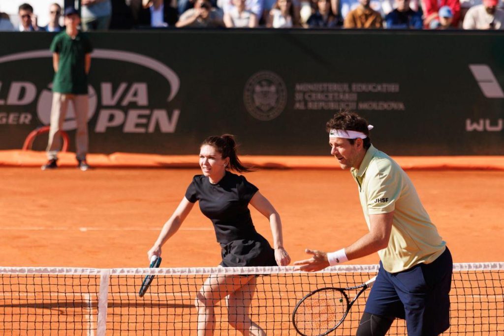 Halep și Del Potro, fascinați de centrul de tenis din Moldova: „Impresionant”