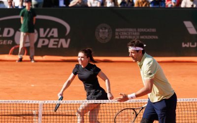 Halep și Del Potro, fascinați de centrul de tenis din Moldova: „Impresionant”