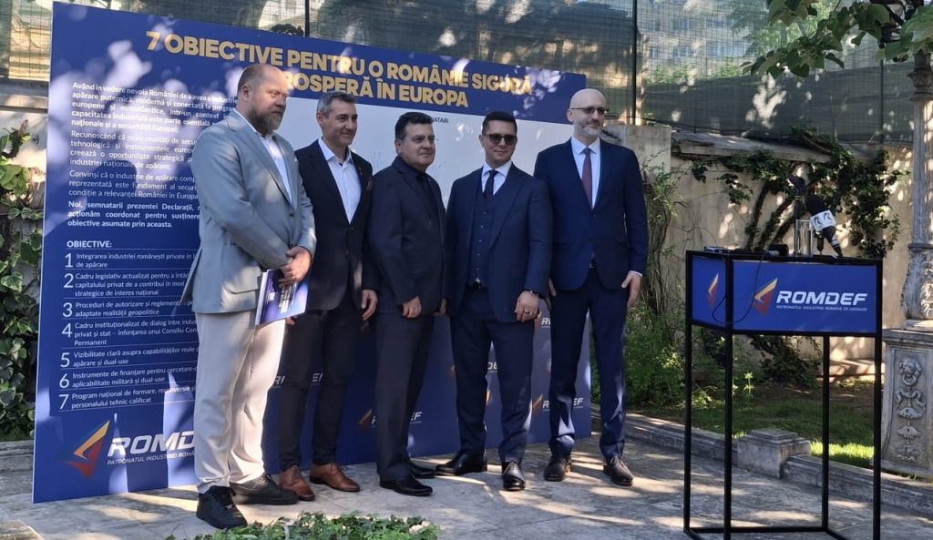 Nou Patronat al Apărării: Masa, fără șperțuri în România