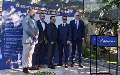 Nou Patronat al Apărării: Masa, fără șperțuri în România