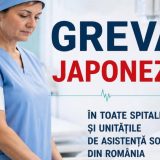 Sanitas: Grevă japoneză, amenințare cu revoltă generală în sănătate