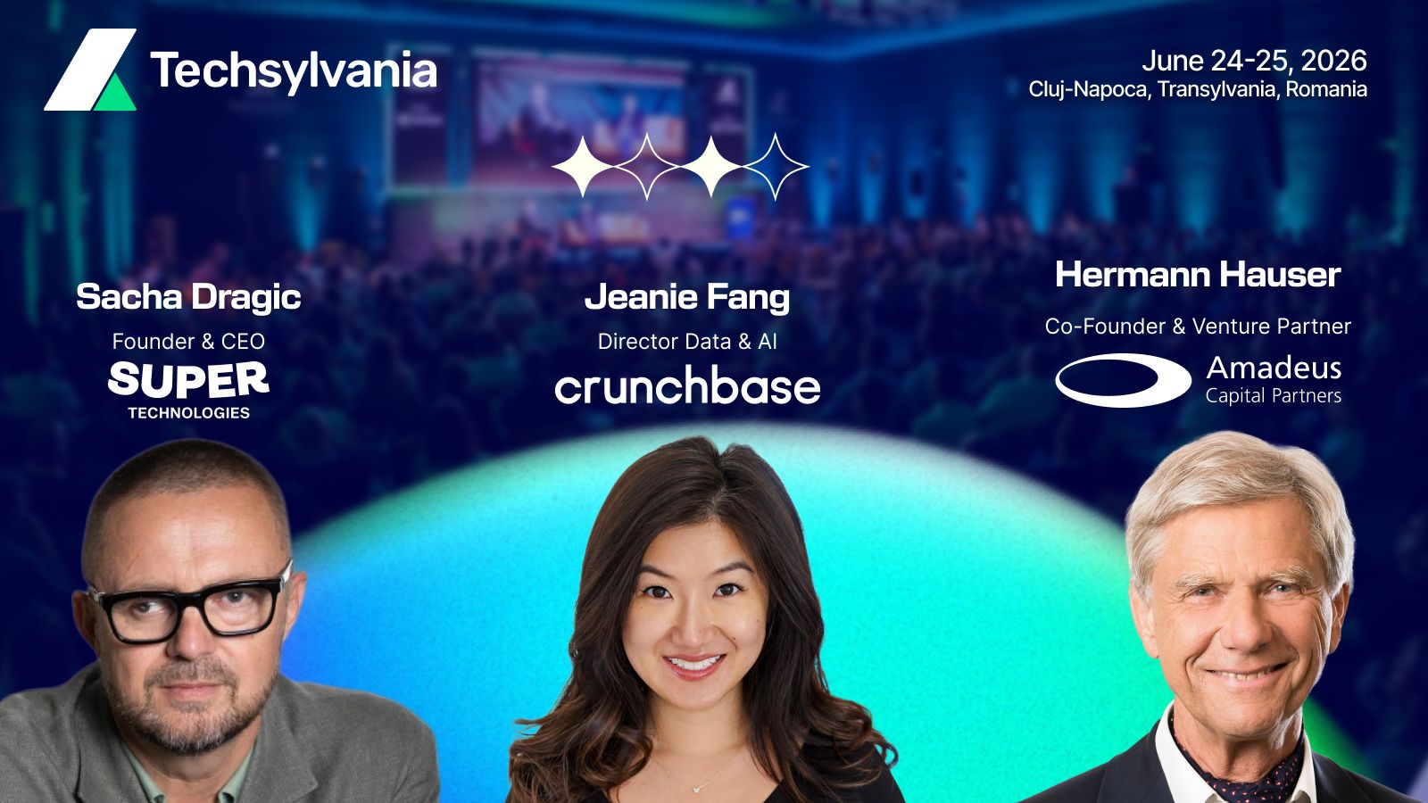 Techsylvania 2026: Lideri OpenAI, Crunchbase și Amadeus vin la Cluj