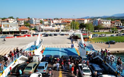 Mașini electrice/hibride/GPL pe feribotul Keramoti-Thassos: Reguli noi