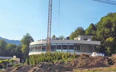 Hotel de lux pe Valea Doftanei: Uite cum arată construcția