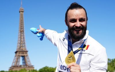 Preda, campion european la high diving la Paris