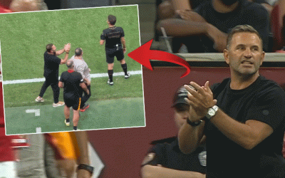 Galatasaray: Okan Buruk, furios pe arbitraj, eliminat în amical