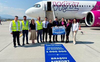Aeroportul Brașov, 1 milion de pasageri: Un record istoric