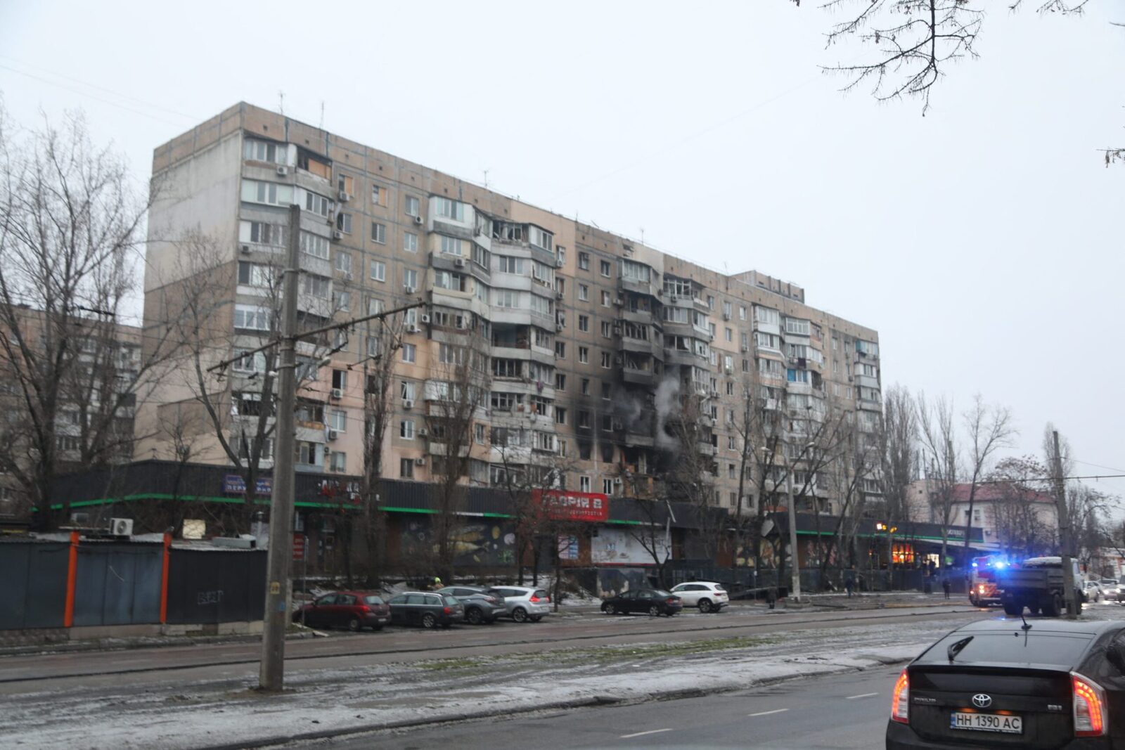 Dronă rusă, haos la Odesa: Apartament distrus la etajul 5