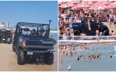Alertă Eforie Nord: Steag roșu, turiști sfidează salvamarii și jandarmii