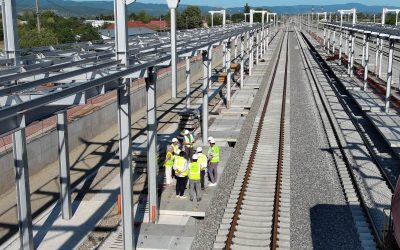 Cluj-Oradea: Cale ferată modernizată, progres 74%. Jaloane PNRR, octombrie
