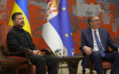 Zelenski la Belgrad: Întâlnire tensionată cu Vucic