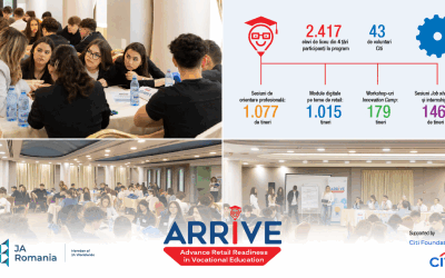 ARRIVE: 2.417 tineri europeni, susținuți de Citi Foundation